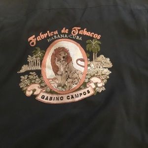 Nat Nast Luxury Originals Black Embroidered Shirt